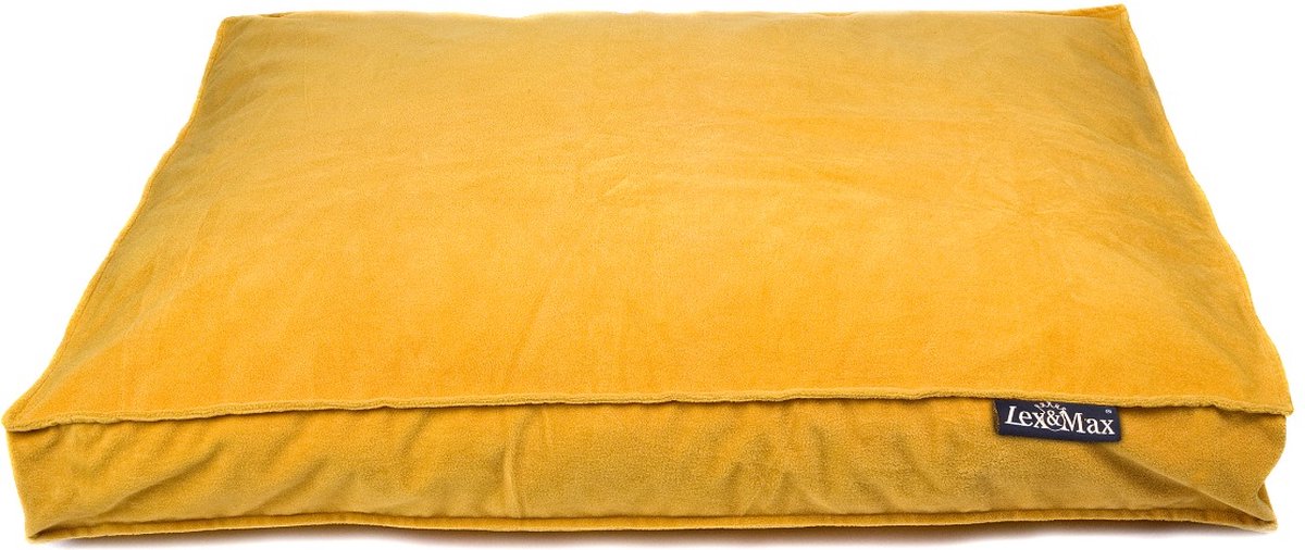 Lex max Royal Velvet – Hundekissen – Laufstallbett – Gelb – 75 x 50 cm