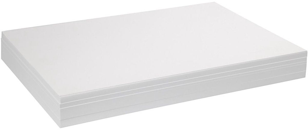 Zeichenpapier der Firma Creativ, A2, Blatt 420 x 594 mm, 190 g, weiß, 250 Blatt 1 Karton