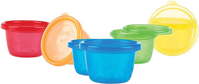 Nûby – Snackschalen – Aufbewahrungsboxen – 6 Stück – 120 ml – 3+ Monate