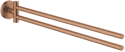 Grohe Start Handtuchhalter – drehbar – 439 mm – Wandmontage – Metall – warmer Sonnenuntergang gebürstet