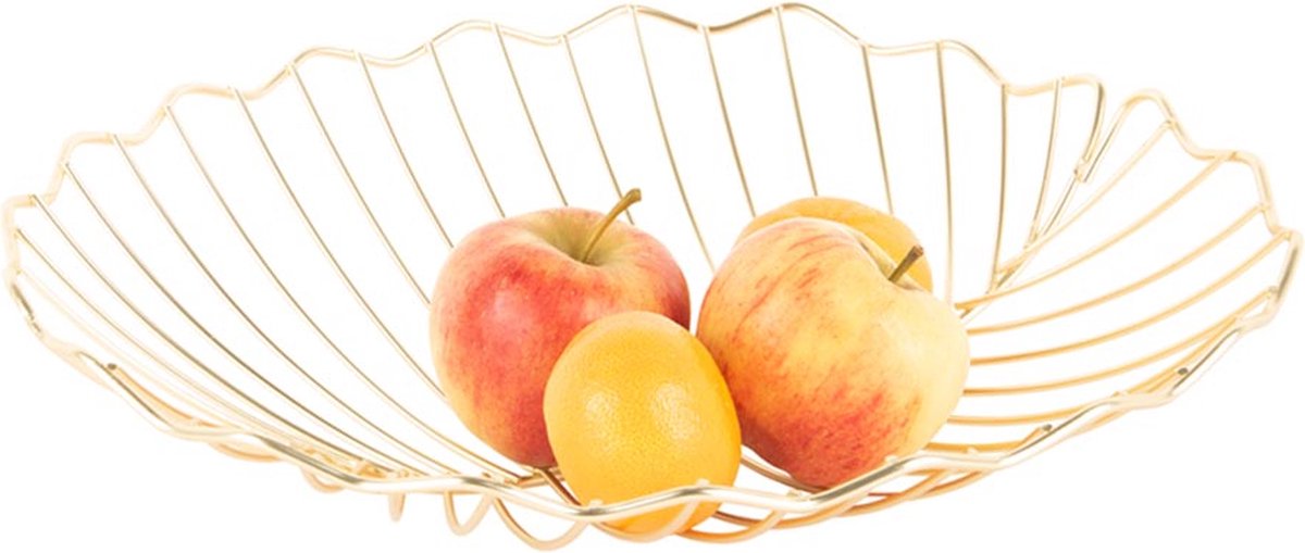 Gegenwart - Obstkorbblatt - Eisen - Gold