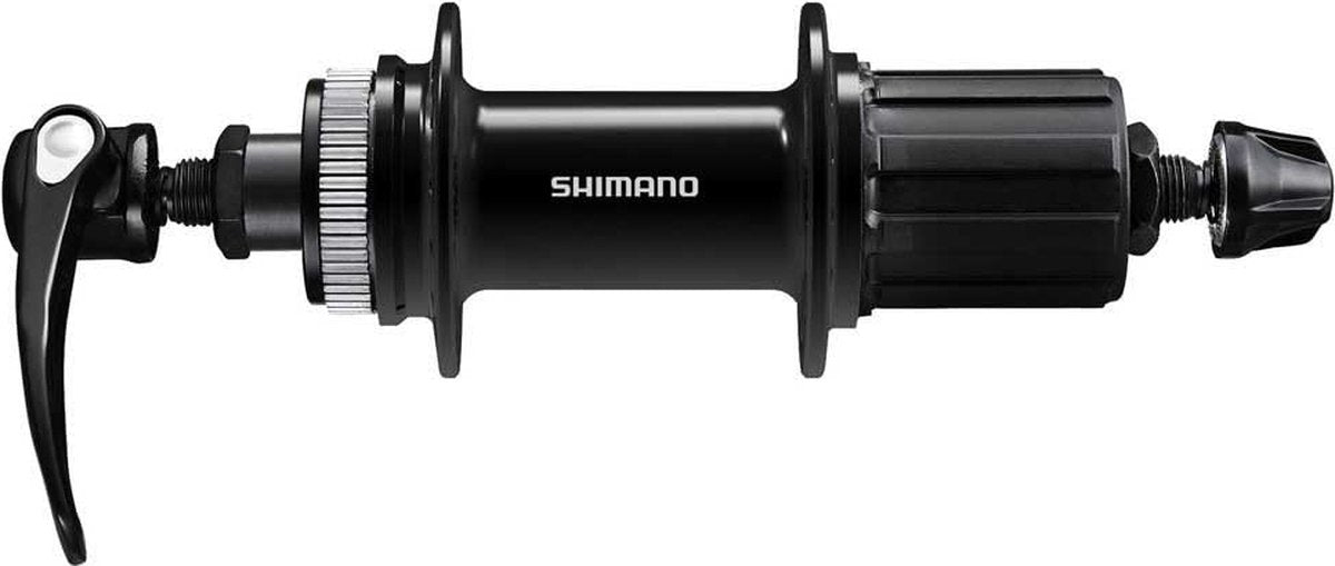 Shimano FH-QC400 Cassettenaaf Centerlock 8-11 Geschwindigkeit 135 32 Schwarz