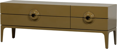 Woood Merge TV-Schrank – Eukalyptusholz – Honiggelb – 57 x 160 x 44 cm