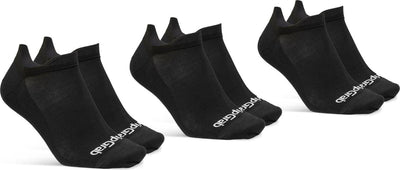 Gripgrab – klassische No-Show-Sommer-Radsocken, 3er-Pack Knöchelsocken, Coolmax-Sportsocken – Schwarz – Unisex – Größe XS (35–38)