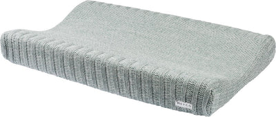 Meyco Baby Relief gemischter Wickelauflagenbezug – Steingrün – 50 x 70 cm