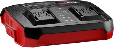Einhell Duo-Ladegerät – Power X-Change – 18 V – Ladestrom 4a – integrierte Wandhalterung – passend für alle Power X-Change Akkus