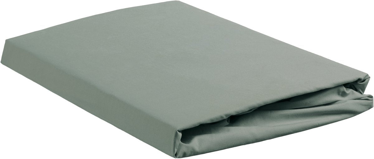 Ambiante Baumwolle – Topper-Spannbettlaken – 160 x 200 – grün