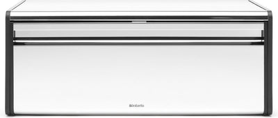 Brabantia Brotkasten – mit Klappdeckel – glänzender Stahl
