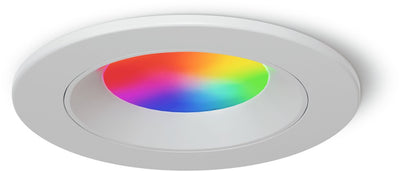 Nanoleaf Essentials Smart Downlight EU – Intelligente Beleuchtung – WLAN – 16 Millionen Farben – 76 mm – Weiß