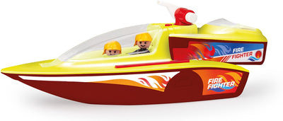 Lena-Feuerlöschboot-Spielzeug – Boazz-Feuerlöschboot mit Booten.
