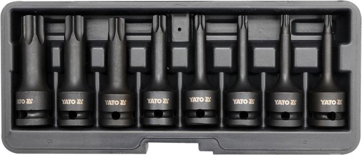 Yato Schlagschrauber-Bit-Set 8-teilig schwarz YT-1065