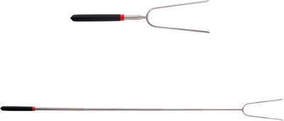 Masterpart Grill-Grillspieße – Grillspieß – Marshmallow – Wurstspieß – BBQ-Grillstäbe – verstellbare Länge 29,5–91 cm – Teleskop-Design ausziehbar – Edelstahl