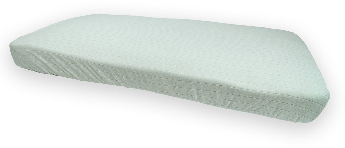 Lodger Slumber – Spannbettlaken – grün – 60 x 120 cm – Bio-Baumwolle