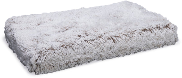 Beeztees Siba - Orthopädisches Hundekissen - flauschig - Beige - 75x50x9 cm - Größe M