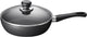 Scanpan Bratpfanne Schmorpfanne mit Deckel Classic Induktion ø 24cm 2 Liter - für alle Herdarten geeignet - Standard-Antihaftbeschichtung