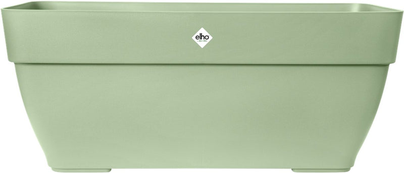Elho Vibia Campana Trog 80 – Pflanzgefäß für den Außenbereich – ø 76,5 x H 33,3 cm – Pistaziengrün