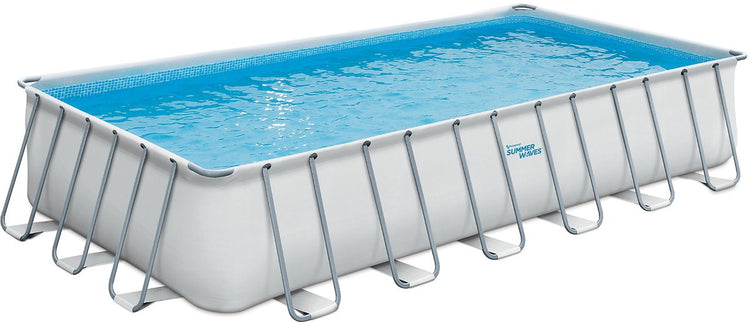 Sommerwellen Schwimmbad Elite Rahmen rechteckig 732 x 366 x 132 cm + Filterpumpe