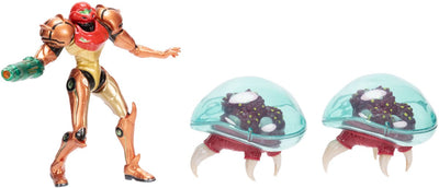 Jakks Metroid Prime – 6 cm großes Samus-Kopfgeldjäger-Set, 3 Stück