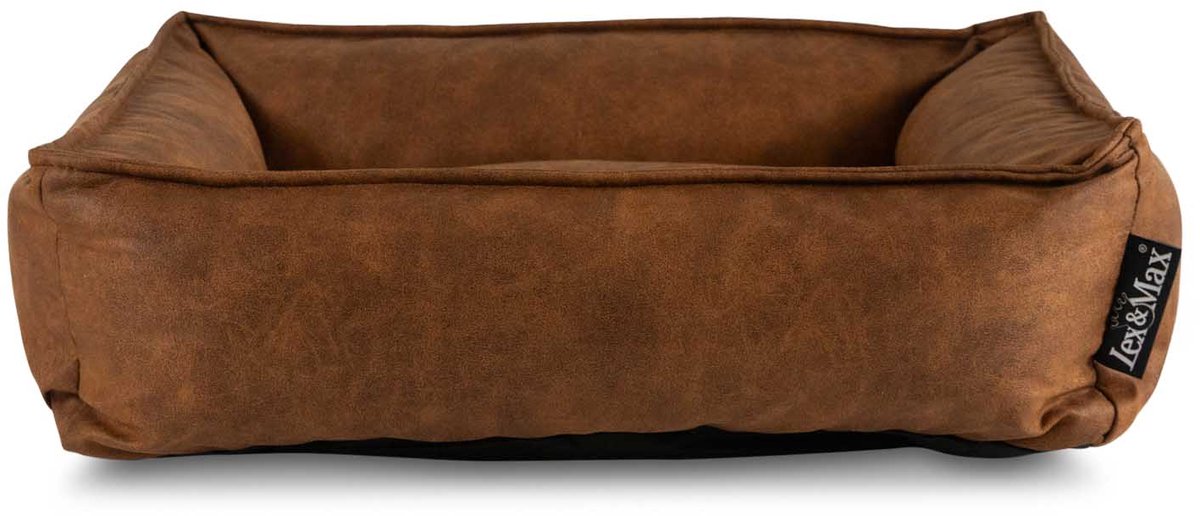 Lex Max Lex Max Orthopädischer Korb Alaska 90x70 – Cognac