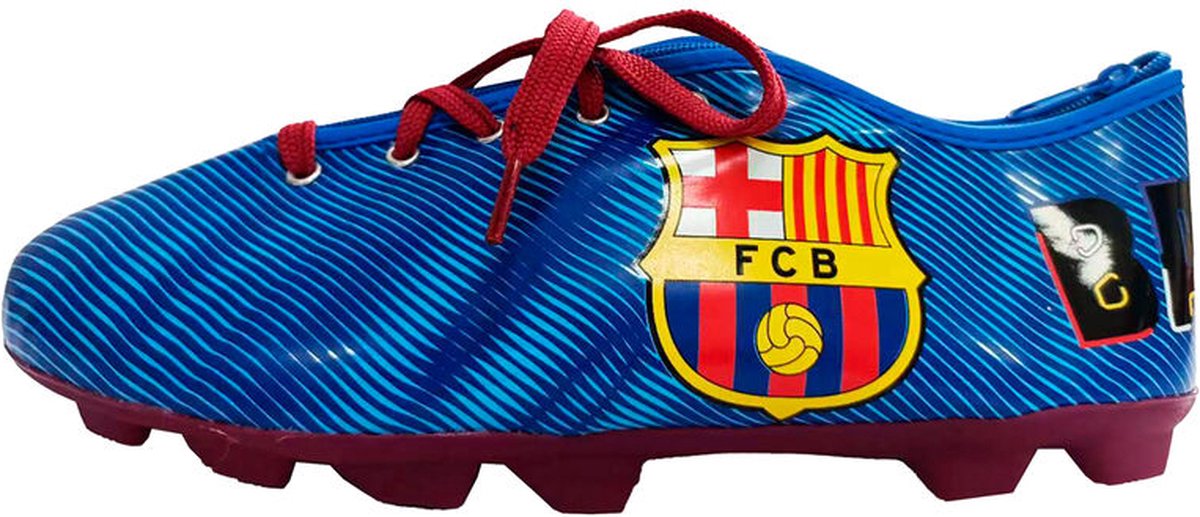 FC Barcelona Federmäppchen – 3D-Fußballschuh-Federmäppchen – Schulmäppchen – 23 cm