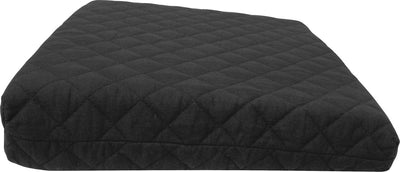 Carpoint Sitzkissen Basic Schwarz – ergonomisch – haltungsunterstützend – bequem – fürs Auto-Büro – Baumwolle