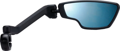Bbb Cycling Cityview Fahrradspiegel E-Bike rechts – passend für Lenker von ø 19–26 mm – Anti-Glare-Beschichtung – Fahrrad-Rückspiegel – Schwarz – BBM-05