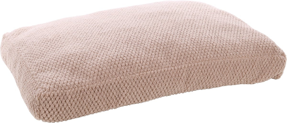 Flamingo Hundekissen - Katzenkissen - Hundebett Katzenbett - Jacquard Taupe - 100x70x12 cm - luxuriöser Komfort für Groß und Klein