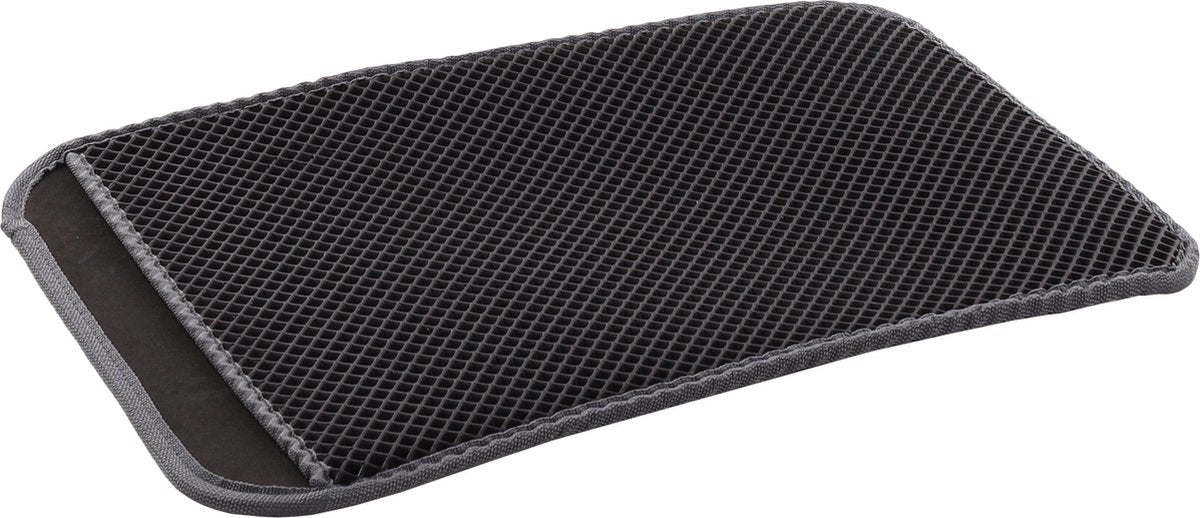 Flamingomatte - Katzenstreumatte - Katzenstreumatte schwarz 61x41x1,3cm - 1St. - 128497 - 1St