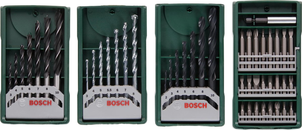 Bosch x-line Bohrer-Set – 46-teilig – für Holz, Metall und Stein