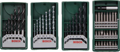 Bosch x-line Bohrer-Set – 46-teilig – für Holz, Metall und Stein