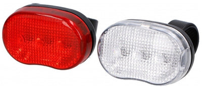 Dresco Lighting Set LED -Batterien rot schwarzweiß