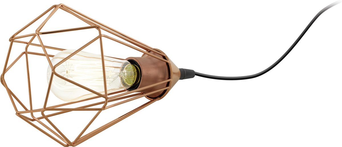 Eglo Tarbes Tischlampe – E27 – 26,5 cm – Kupfer