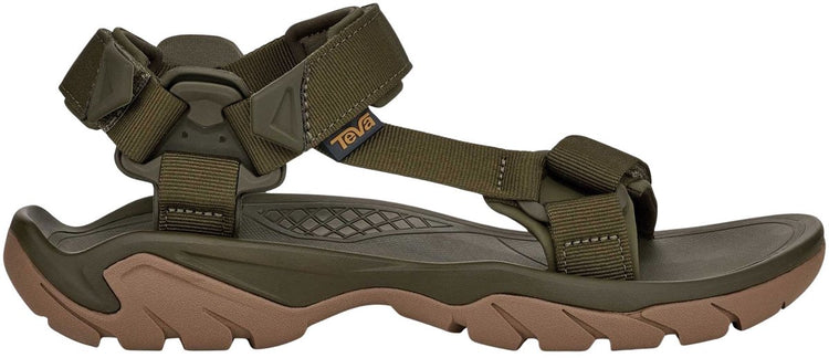 Teva M Terra Fi 5 Universal Herrensandalen – Dunkelgrün – Honigbraun
