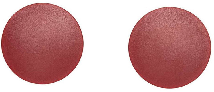 Maul Magnet massiv rund 2 Stück 2,5 kg Kunststoff Ferrit bruchsicher ø 3,8 x 1,55 cm rot