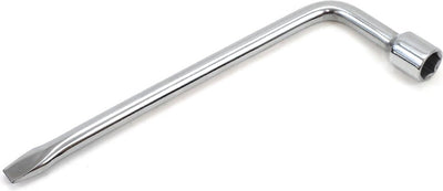 Markenloser Auto-Radmutternschlüssel ohne Marke – 17 mm – verchromt – Radschlüssel