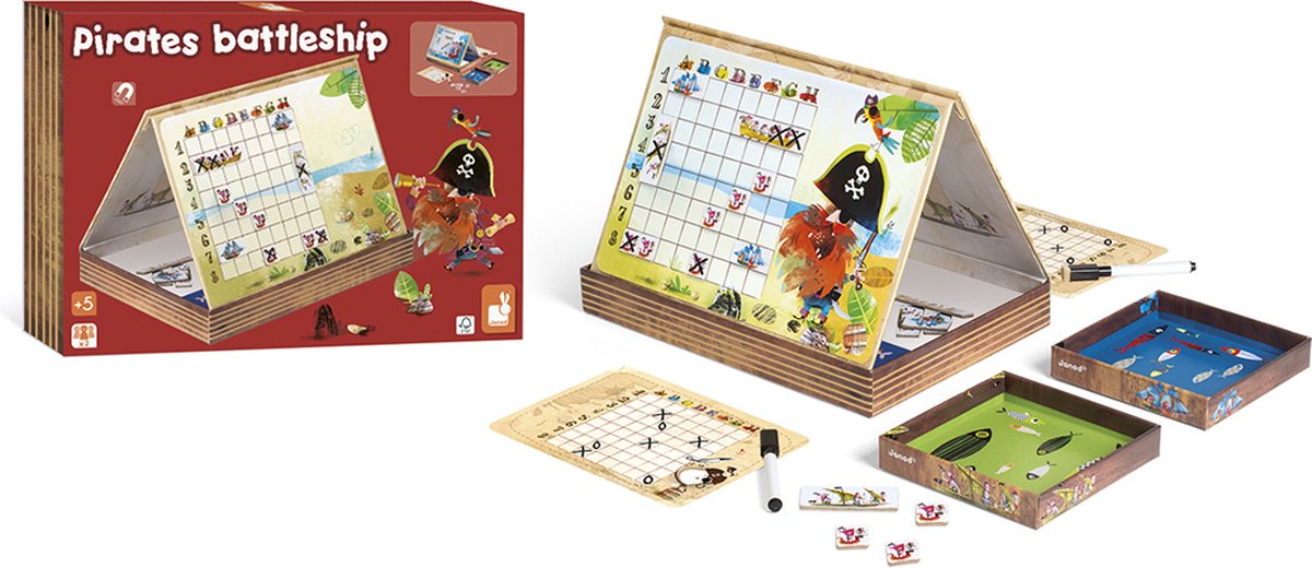Janod – Strategiespiel – Piratenschlachtschiff – Seeschlacht