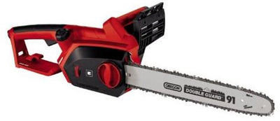 Einhell Elektro-Kettensäge GH-EC 1835 – 1800 W – Schwertlänge: 35,6 cm – max. Schnittlänge: 32,5 cm – Kettengeschwindigkeit: 13,5 m/s – Oregon-Kette und Qualitätsmesser