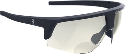 BBB Cycling Comet Reader PH photochrome verschreibungspflichtige Fahrradbrille – photochromatische Sportbrille mit Lesebereich +2,5 Stärke – Fahrradbrille – mattschwarz – Bsg-76ph