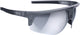 Bbb Cycling Comet Fahrradbrille für Damen und Herren – langlebige Sportbrille – Radbrille geeignet für Rennsport, MTB-Gravel – matt transparent mlc silber – bsg-75