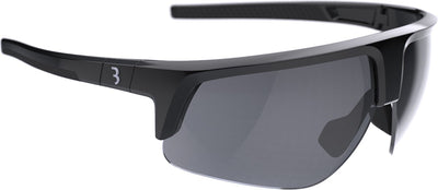 Bbb Cycling Comet Fahrradbrille für Damen und Herren – langlebige Sportbrille – Fahrradbrille geeignet für Rennsport, MTB-Gravel – glänzender schwarzer Rauch – BSG-75
