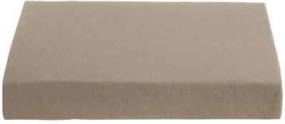Ambiante – Jersey – Topper-Spannbettlaken – 180 x 220 cm – Taupe