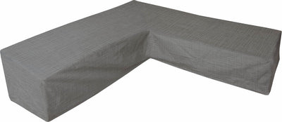 Wasserdichter Eurotrail-Bezug für L-förmiges Lounge-Set, Ecksofa, Cantonic 305x305x100 70 cm, grau