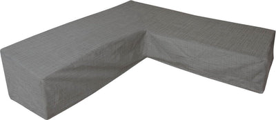 Wasserdichter Eurotrail-Bezug für L-förmiges Lounge-Set, Ecksofa, Cantonic 225x225x100 70 cm, grau