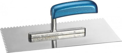 KWB Leimkelle Leimkamm Putzkelle - 280 x 130 mm - Edelstahl - Zahngröße 4 mm