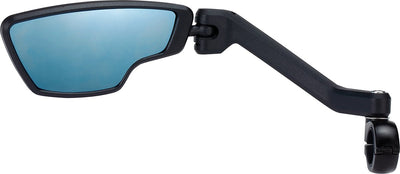 Bbb Cycling Cityview Fahrradspiegel E-Bike links – passend für Lenker von ø 19–26 mm – Anti-Glare-Beschichtung – Fahrrad-Rückspiegel – Schwarz – BBM-05