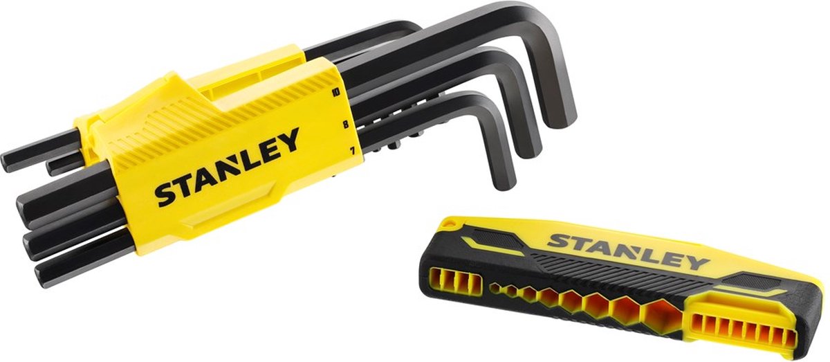 Stanley L-Schlüsselsatz 9-teilig mit Innensechskantgriff