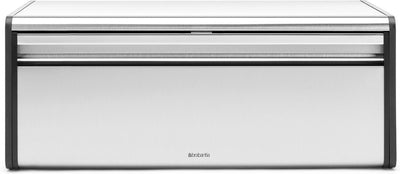 Brabantia Brotkasten – mit Klappdeckel – mattierter Stahl