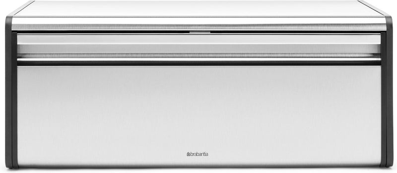 Brabantia Brotkasten – mit Klappdeckel – mattierter Stahl