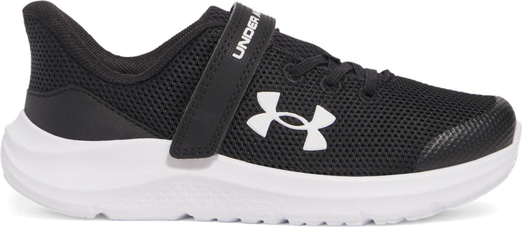 Under Armour UA BPS Pursuit 4 AC Unisex-Sportschuhe – Schwarz – Weiß