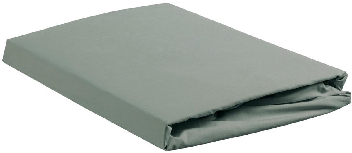 Ambiante Baumwolle – Spannbettlaken – 140 x 220 – grün